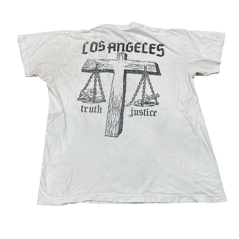 Local Authority Los Angeles FUFC Truth Justice Scale Shirt Large